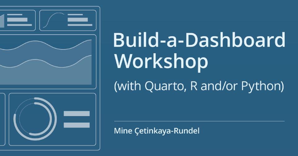 Quarto dashboards video series