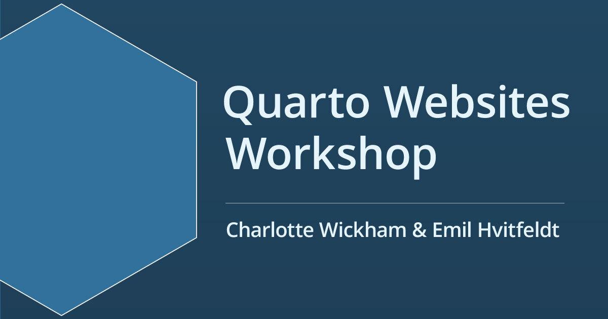 Quarto website video series