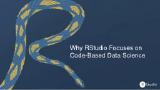 Why RStudio Focuses on Code-Based Data Science