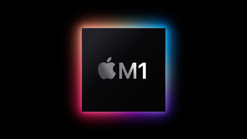 Logo depicting Apple&rsquo;s M1 processor
