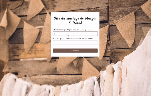 GIF of the wedding app that browses the wedding app and shows various screens of the app and the functionality like adding guests.