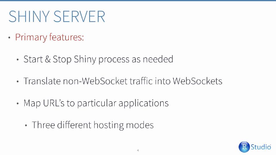 RStudio - Shiny Server Pro Architecture | RStudio Webinar - 2016