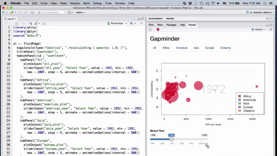 Understand Modules with R & RStudio | RStudio Webinar - 2016