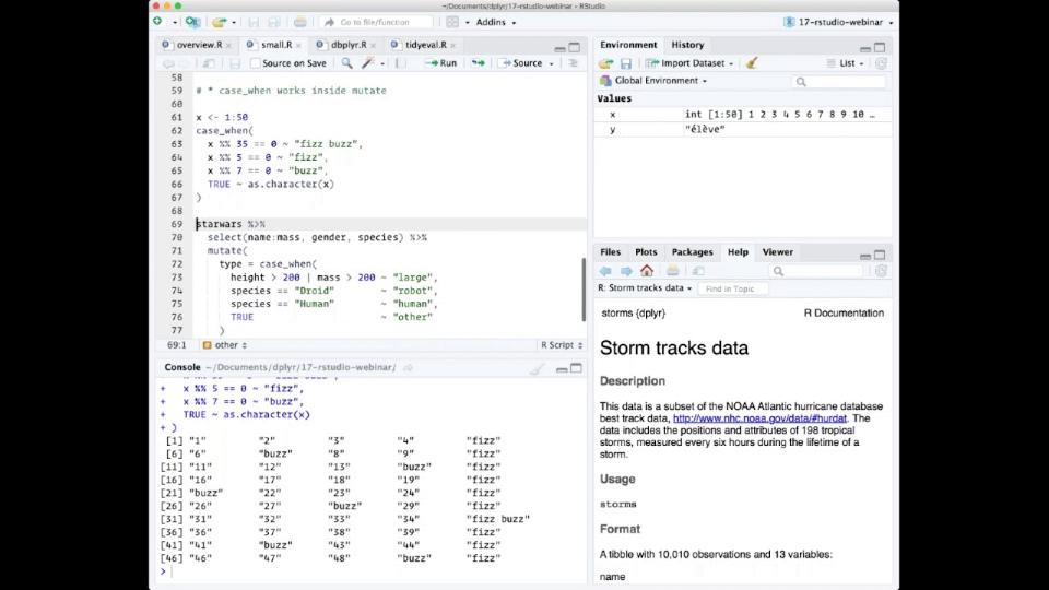 What's New in Dplyr (0.7.0) | RStudio Webinar - 2017