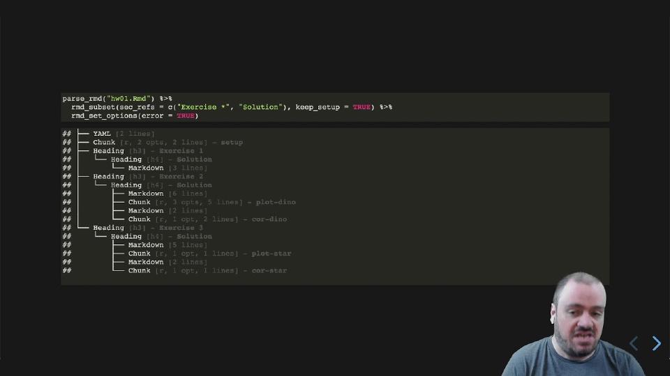 Colin Rundel | parsermd - parsing R Markdown for fun and profit | RStudio