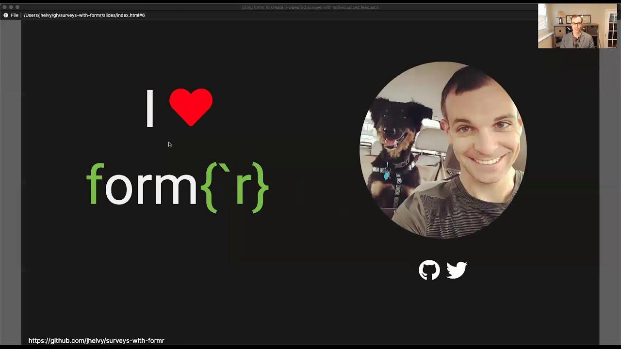 John Helveston | Using formr to create R-powered surveys with individualized feedback | RStudio