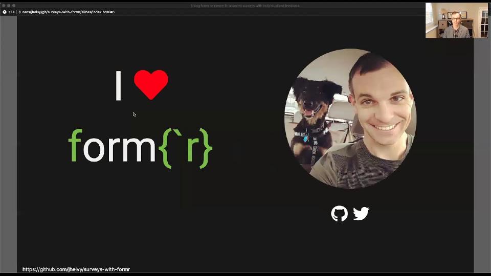 John Helveston | Using formr to create R-powered surveys with individualized feedback | RStudio