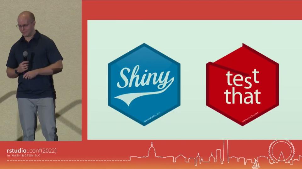 Barret Schloerke | {shinytest2}: Unit testing for Shiny applications | RStudio (2022)