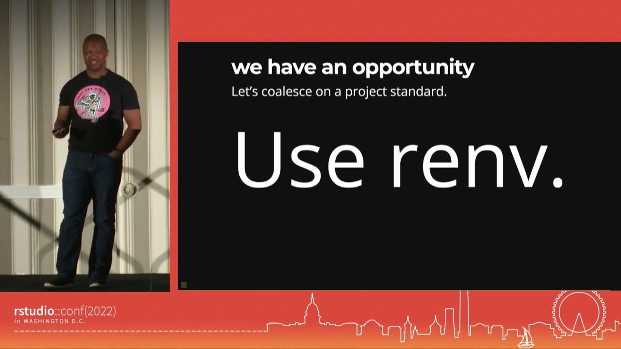 E. David Aja | You should be using renv | RStudio (2022)