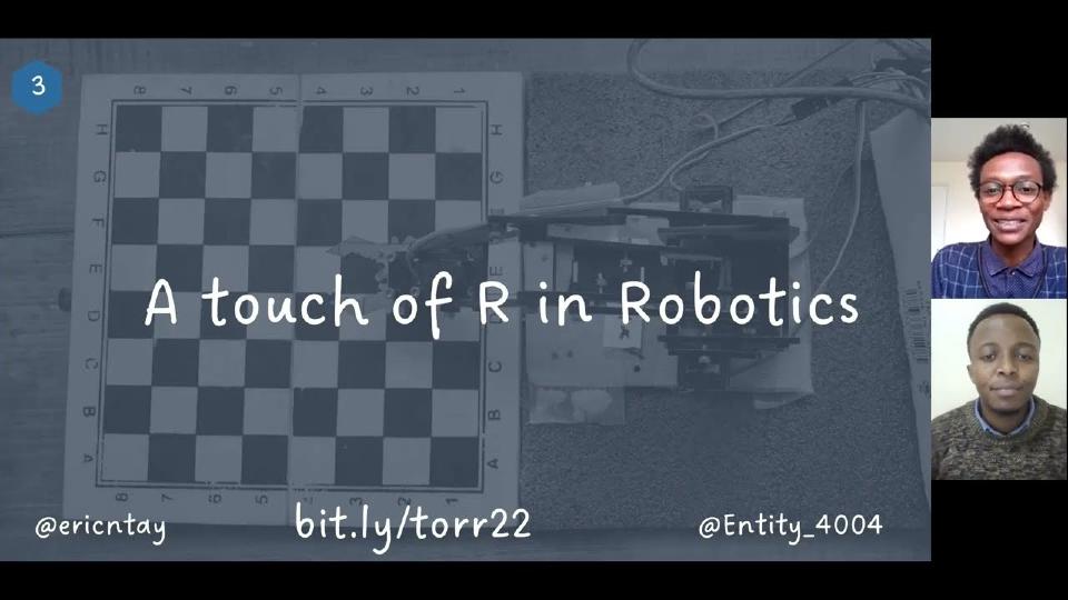 Eric Wanjau & Ian Muchiri | A touch of R in Robotics | RStudio (2022)