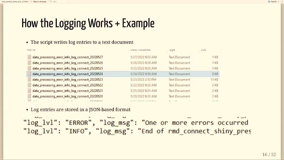 Kolbi Parrish & Andy Pham | R Markdown + RStudio Connect + R Shiny | Posit (2022)