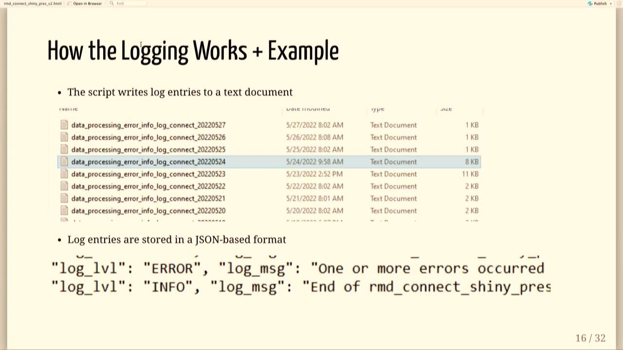 Kolbi Parrish & Andy Pham | R Markdown + RStudio Connect + R Shiny | Posit (2022)