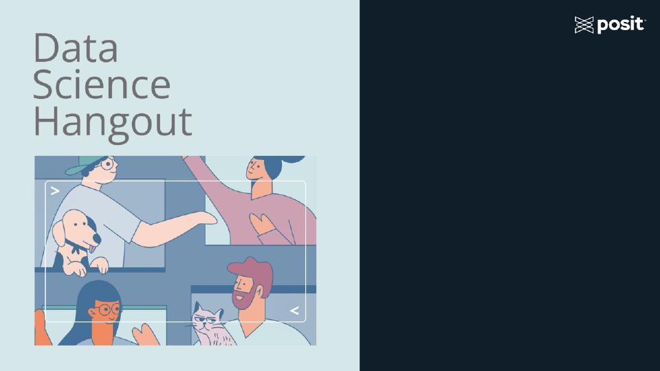 Data Science Hangout featuring all of us!