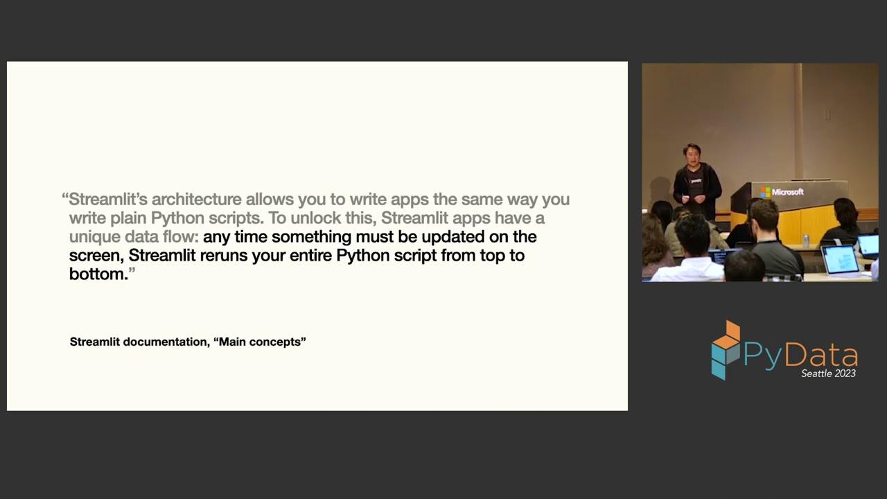 Joe Cheng - Shiny: Data-centric web applications in Python | PyData Seattle 2023