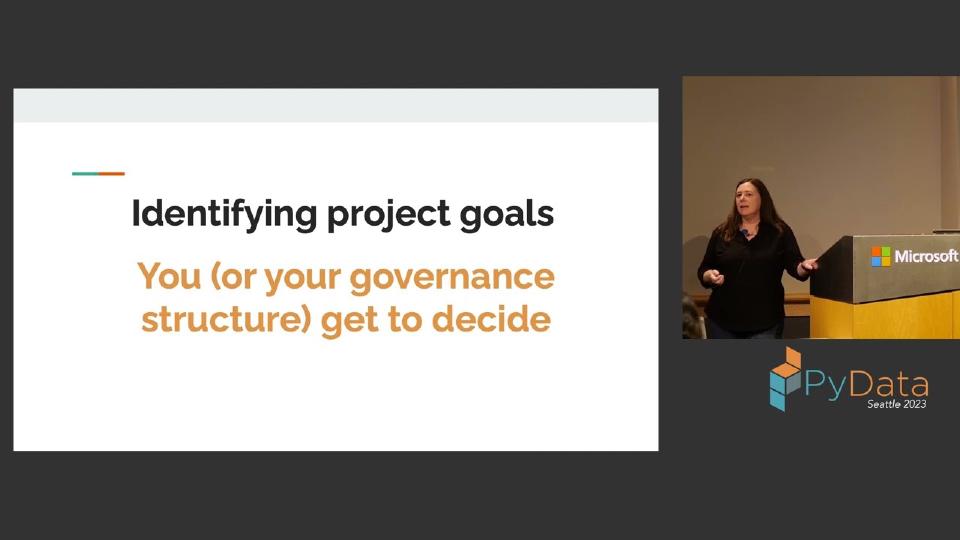 Tracy Teal - It's not just code: managing an open source project | PyData Seattle 2023