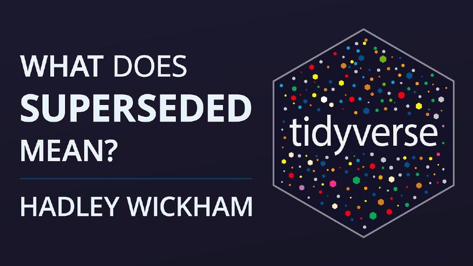 What does superseded mean? Package development lifecycle process and the meaning of  superseded.