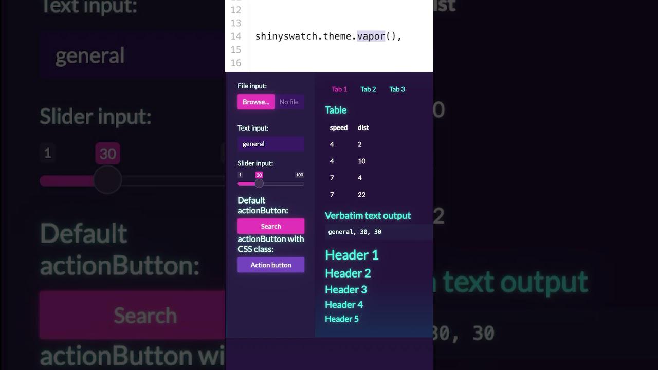Shiny is available for Python and is super easy to customize the look and feel of your app😍