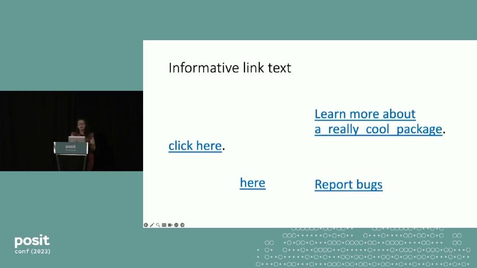 Commit to Change: How to Increase Accessibility in Your Favorite Open Source Projects - posit::conf