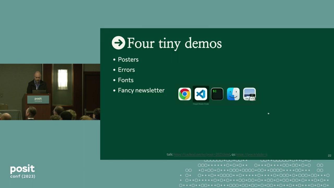 Never again in outer par mode: making next-generation PDFs with Quarto & typst - posit::conf(2023)