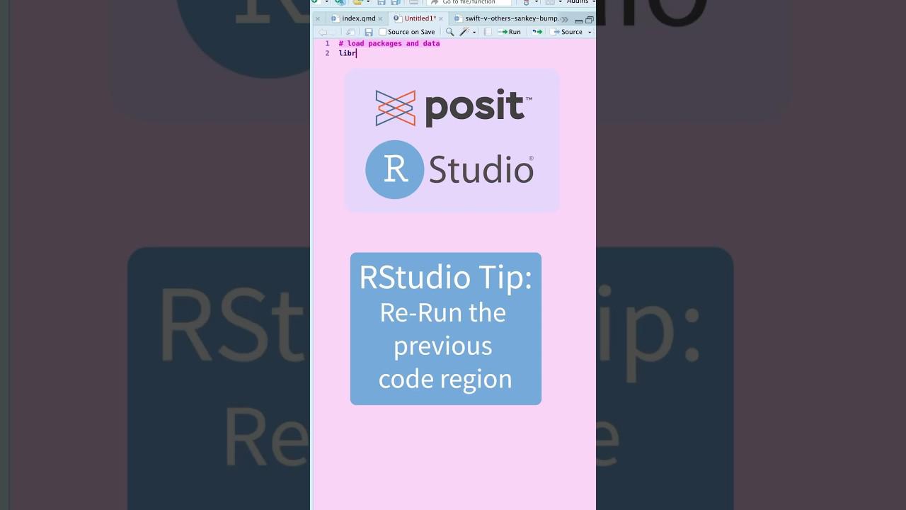 Save time in RStudio with this shortcut⏰