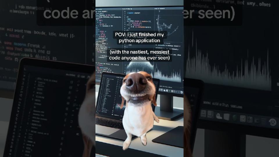 If it works, who cares right🥰 #pythonprogramming