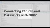 Connecting RStudio and Databricks with ODBC