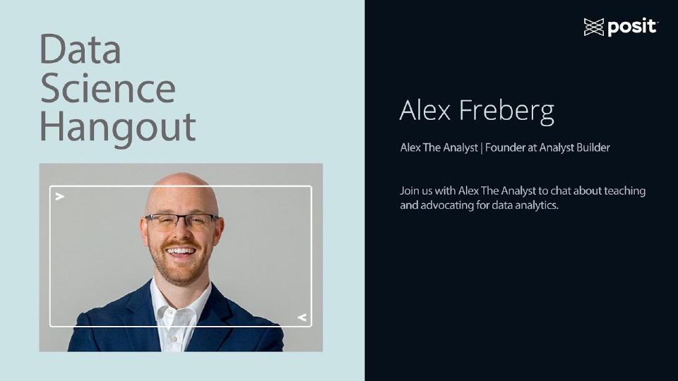 Alex Freberg @ Analyst Builder | Data Science Hangout