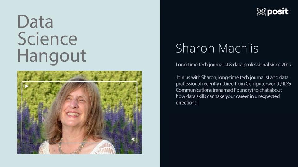 What did journalism teach you about data storytelling? | Sharon Machlis | Data Science Hangout