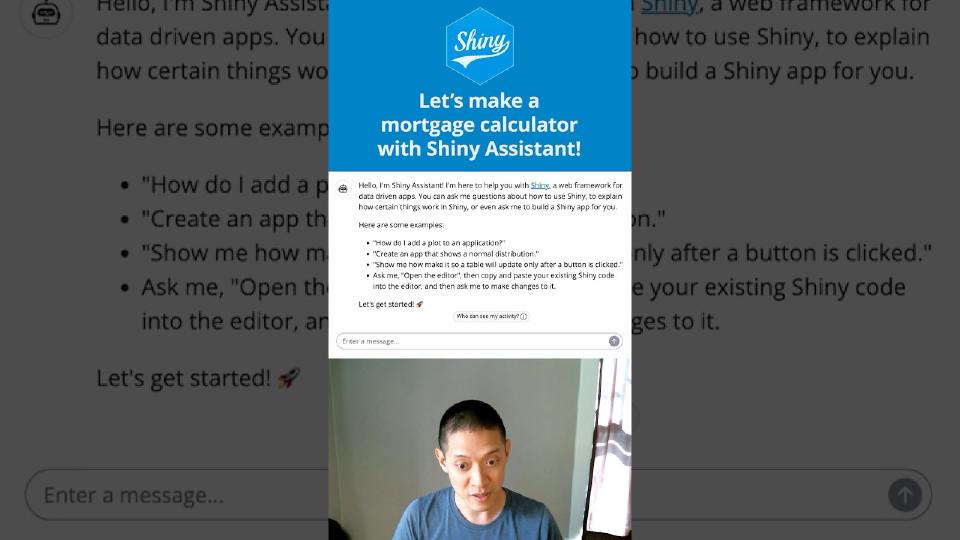 Build Shiny apps with AI ✨