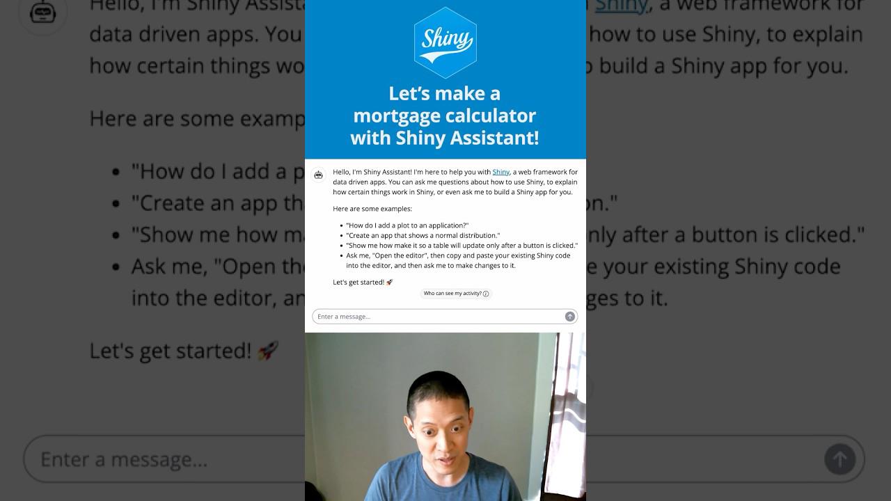 Build Shiny apps with AI ✨