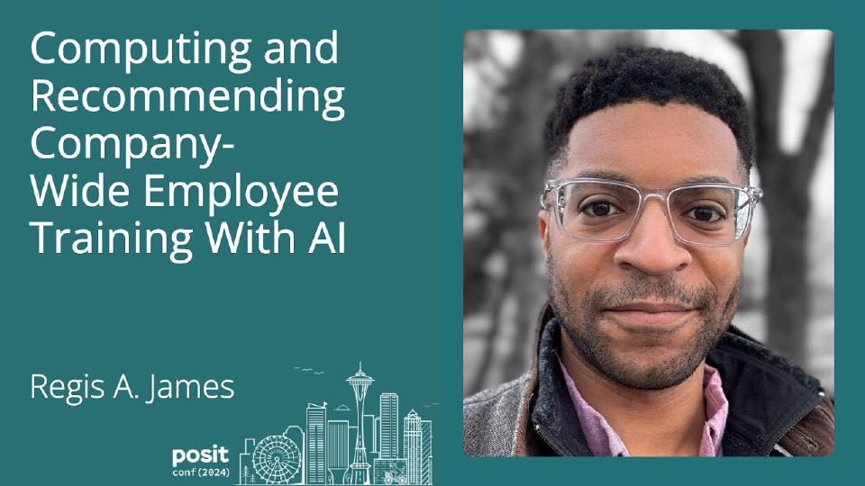 Computing and recommending company-wide employee training pair decisions at scale... posit conf 2024