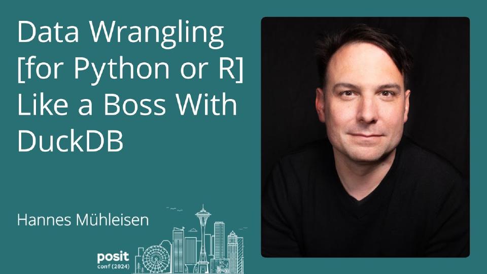 Hannes Mühleisen - Data Wrangling [for Python or R] Like a Boss With DuckDB