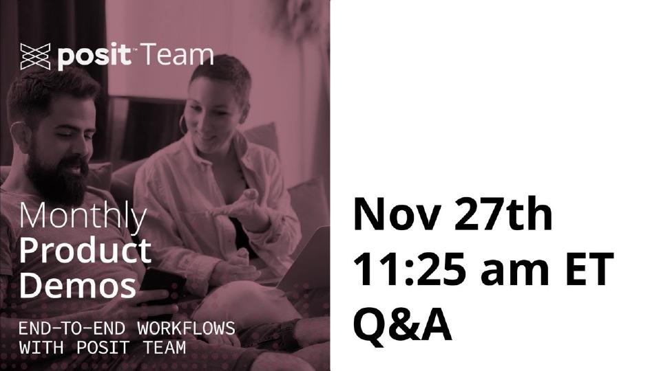 Workflow Demo Live Q&A - November 27th!