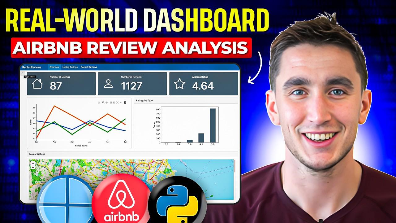 Real-World Python Dashboard Project w/ Quarto! (Airbnb Review Analysis)