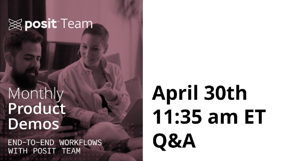 April 30th Workflow Demo Live Q&A