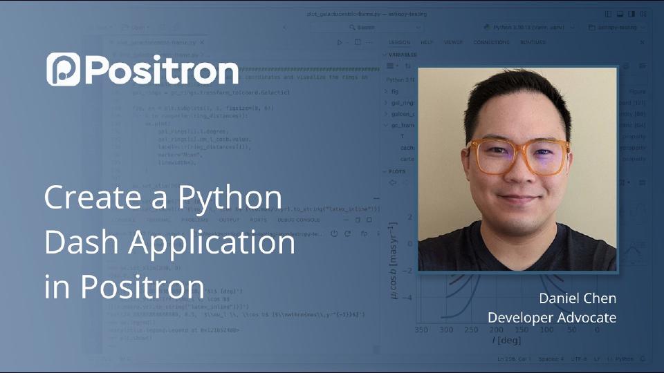 Create a Python Dash Application in Positron