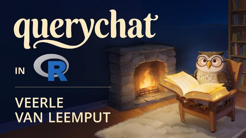 querychat in R: Query Your Data with Natural Language | Shiny + LLMs | Veerle van Leemput