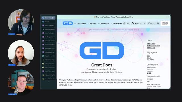 Great Docs - Talk Python to Me Ep. 549