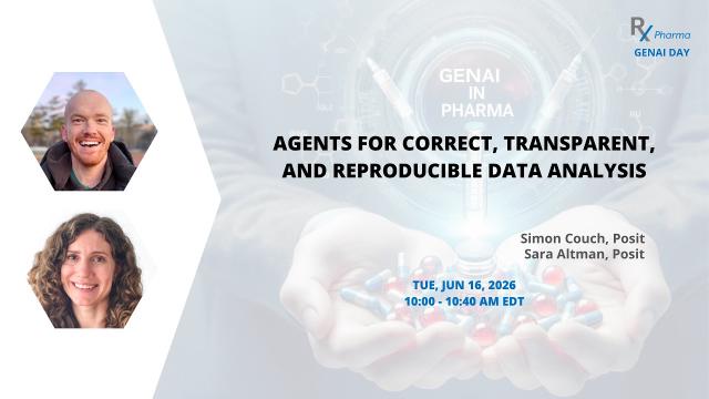 Agents for Correct, Transparent, and Reproducible Data Analysis - Simon Couch & Sara Altman